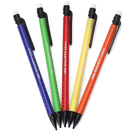 Cello Smarty mechanical pencil 0.5mm (Pack of 5)
